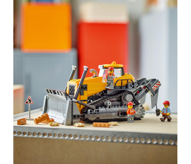 LEGO City 60466 Żółty buldożer z ładowarką - 1331643 - zdjęcie 9